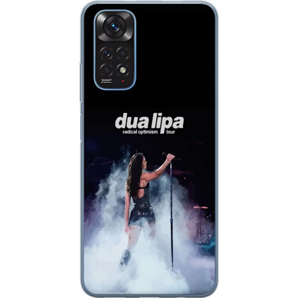 Xiaomi Redmi Note 11 Genomskinligt Skal Dua Lipa – Signature Looks & Vibes