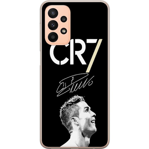 Samsung Galaxy A23 5G Gennemsigtig cover CR7 Ronaldo