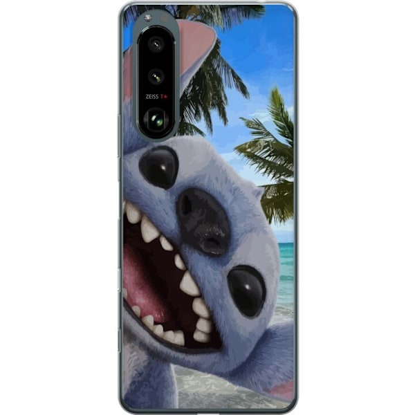 Sony Xperia 5 III Genomskinligt Skal Stitch mobilskal med Palmer i söt vänskapsdesign