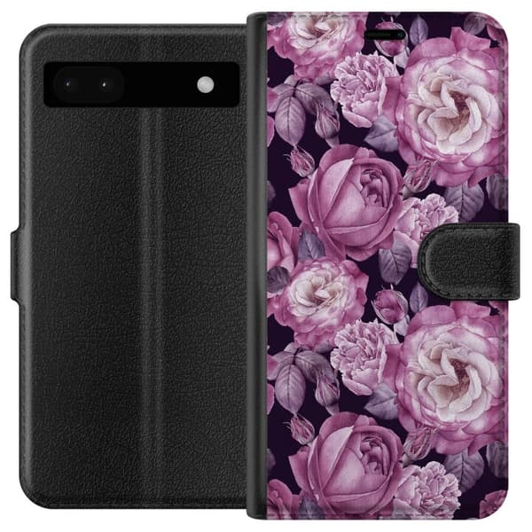 Kompatibelt Lommeboketui til Google Pixel 6a Blomster