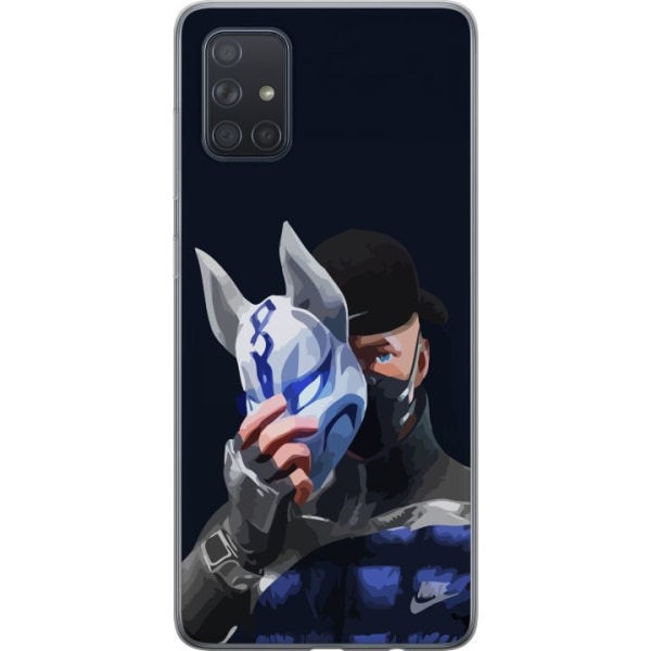 Samsung Galaxy A71 Gennemsigtig cover Fortnite - Drift