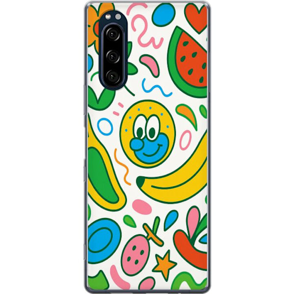 Sony Xperia 5 Gennemsigtig cover Sommerfugle Slør