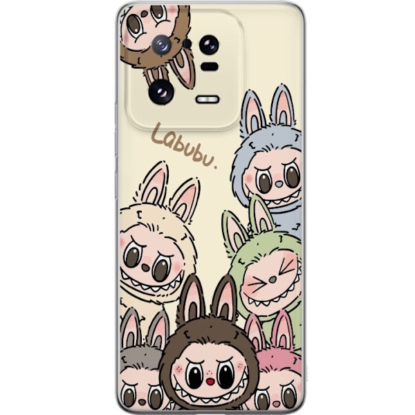 Xiaomi 13 Pro Läpinäkyvä kuori Labubu Pastel Collection