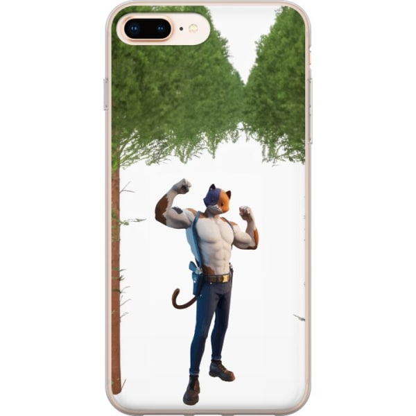 Apple iPhone 8 Plus Gennemsigtig cover Fortnite - Meowscles