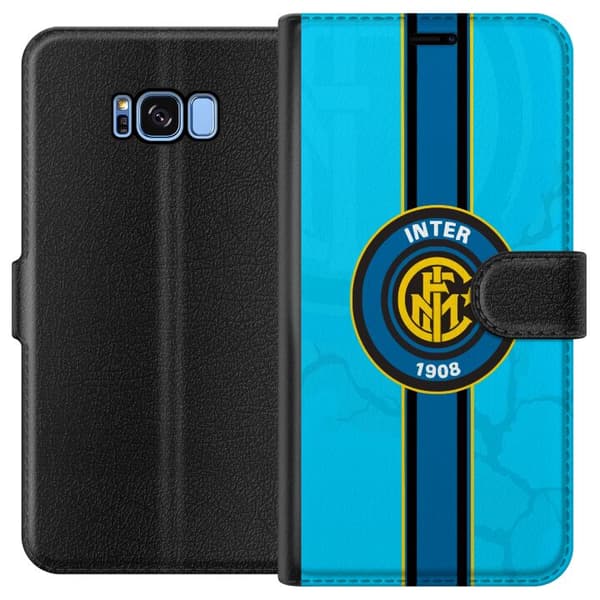 Kompatibelt Plånboksfodral till Samsung Galaxy S8 Inter Milan