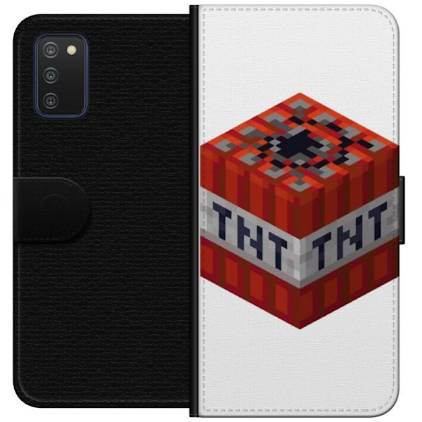 Samsung Galaxy A03s Tegnebogsetui Minecraft TNT