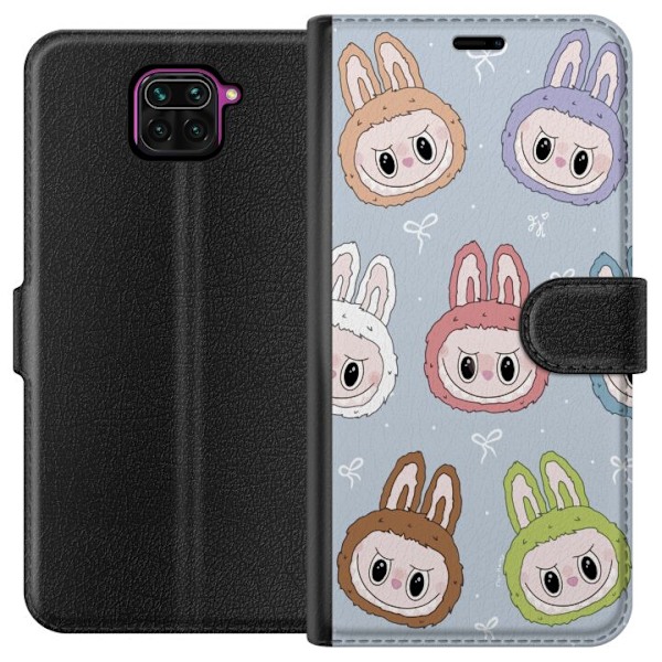 Xiaomi Redmi Note 9 Tegnebogsetui Labubu Star mønster