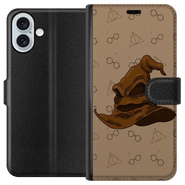 Apple iPhone 16 Plus Tegnebogsetui Harry Potter Hat