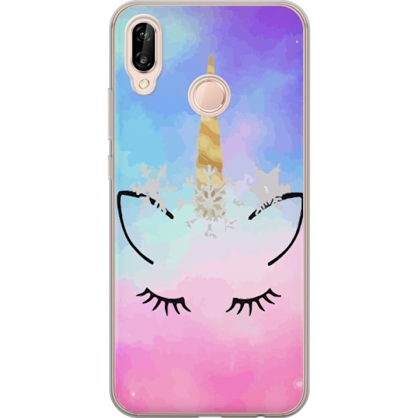Huawei P20 lite Skal / Mobilskal - Unicorn Enhörning