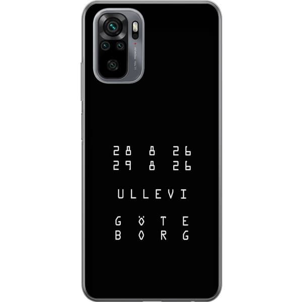 Kompatibelt Mobilskal till Xiaomi Redmi Note 10 Ullevi Göteborg 2026 vit