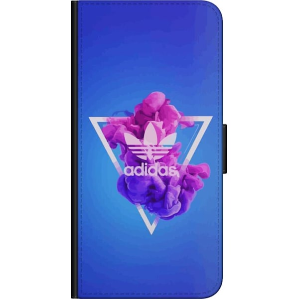 Huawei P40 lite E Tegnebogsetui Adidas-inspireret blåt design