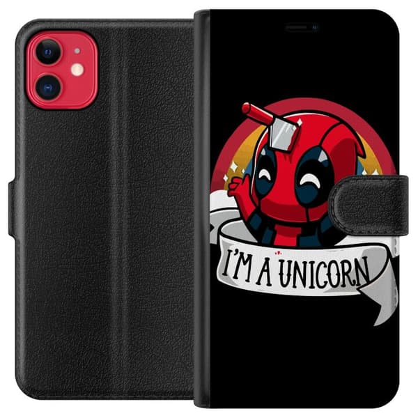 Kompatibel Tegnebogsetui til Apple iPhone 11 Deadpool