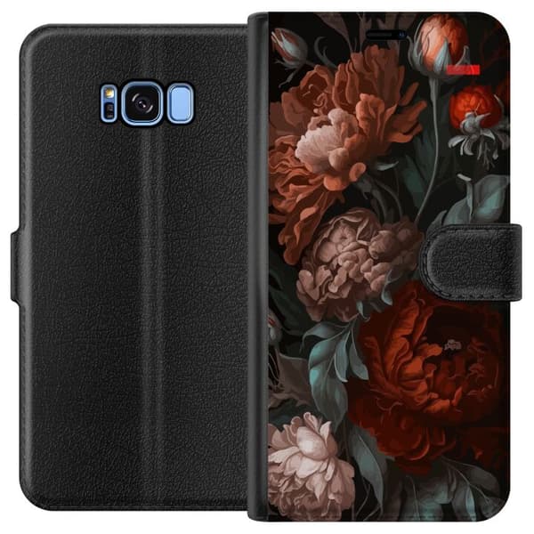 Kompatibelt Lommeboketui til Samsung Galaxy S8 Blommor