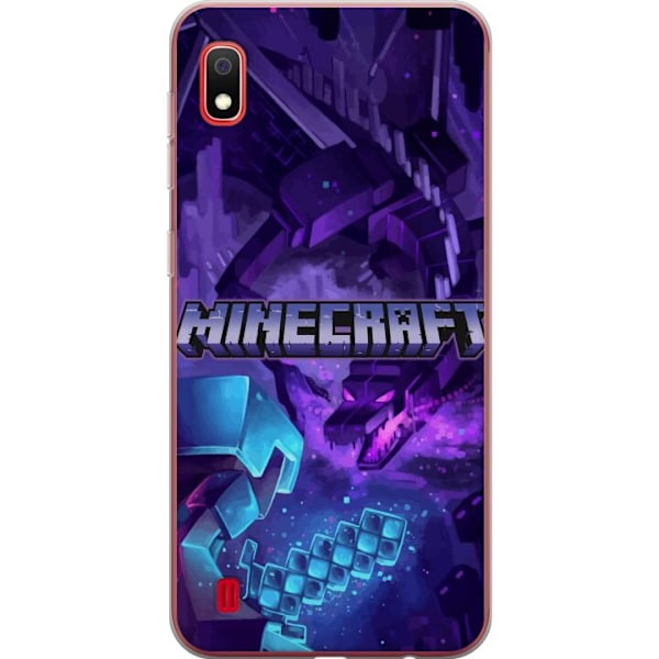 Samsung Galaxy A10 Läpinäkyvä kuori Minecraft