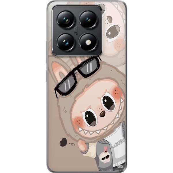 Xiaomi 14T Läpinäkyvä kuori Labubu Rainbow Chaos