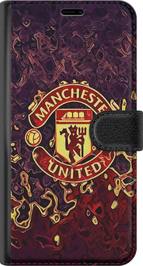 Kompatibel Tegnebogsetui til Samsung Galaxy S21 Manchester United