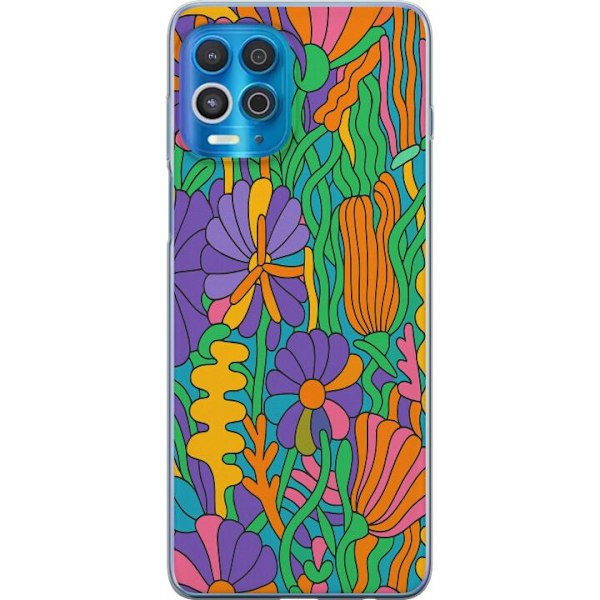 Motorola Edge S Gennemsigtig cover Farveeksplosion