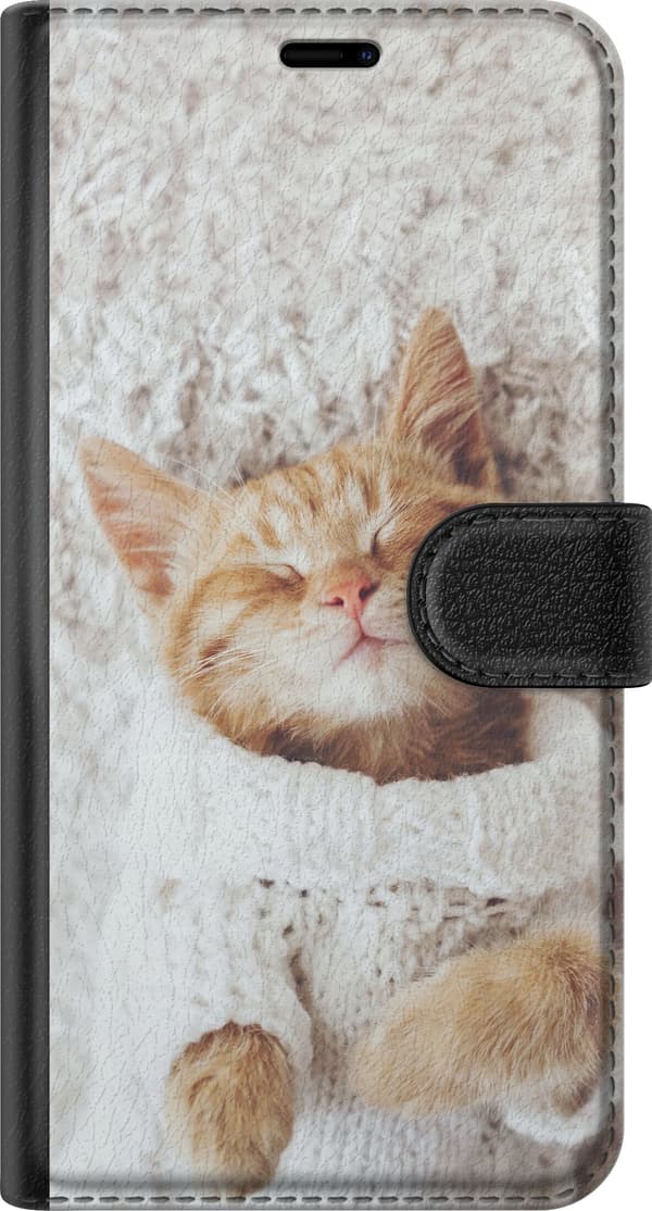 Kompatibelt Plånboksfodral till Samsung Galaxy A32 5G Katt