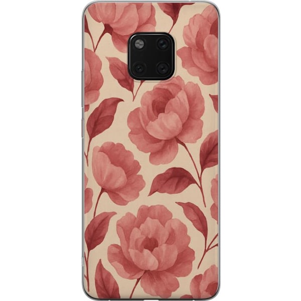 Huawei Mate 20 Pro Läpinäkyvä kuori Ruusun Kukinta