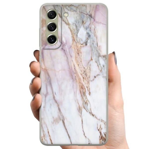 Samsung Galaxy S21 FE 5G TPU Matkapuhelimen kuori Marmori