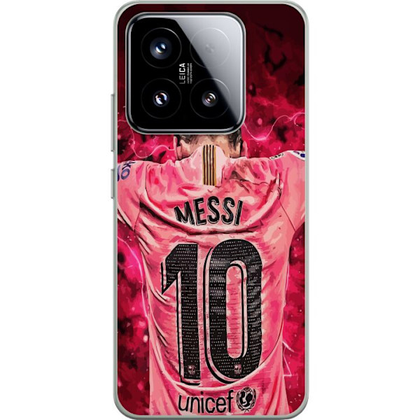 Xiaomi 15 Läpinäkyvä kuori Messi Jalkapallo Barcelona Argentiina Motivoiva Legendaarinen Pelaaja FC Barcelona Numero 10 Urheilu Jalkapallo