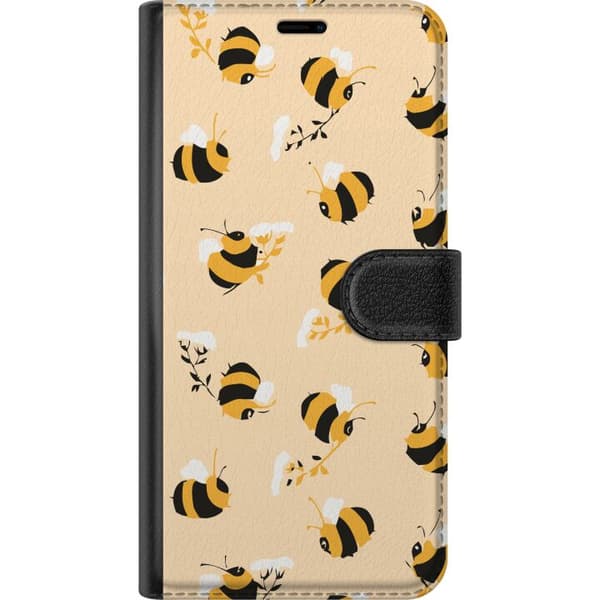 Kompatibel Tegnebogsetui til Samsung Galaxy A12 Humlebier