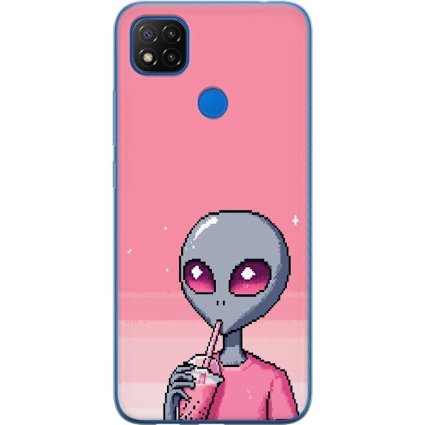 Xiaomi Redmi 9C NFC Gennemsigtig cover Alien Smoothie