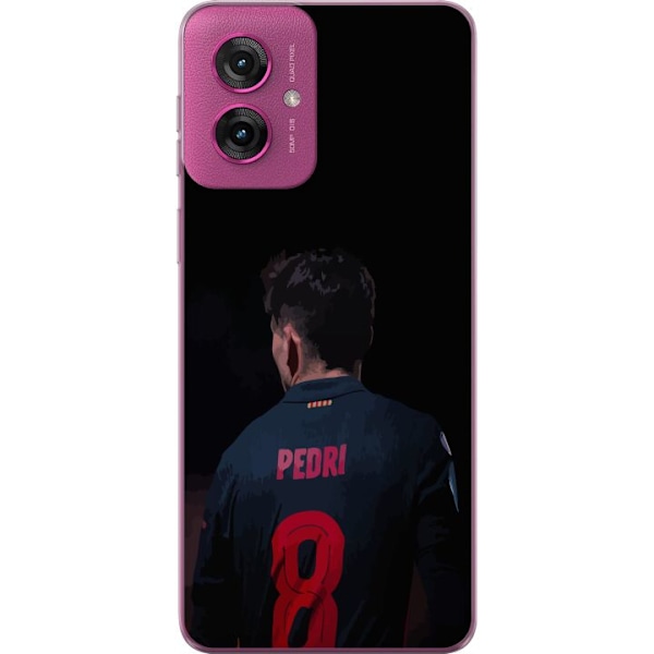 Motorola Moto G55 Genomskinligt Skal Pedri FC Barcelona Fotbol