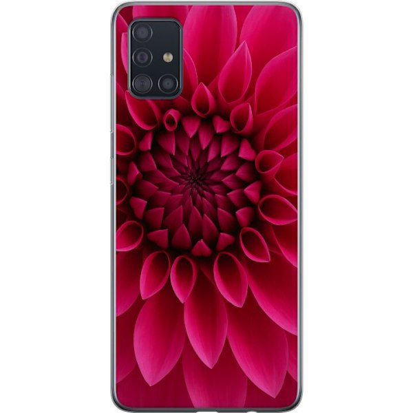 Samsung Galaxy A51 Läpinäkyvä kuori Rosecore