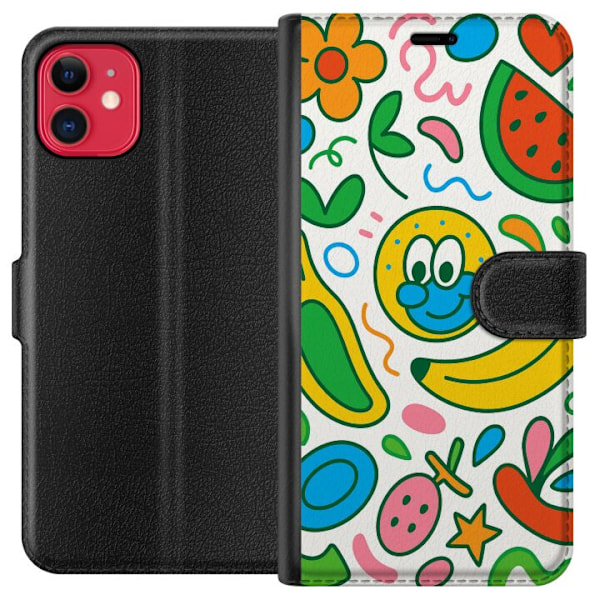 Apple iPhone 11 Lommeboketui Sommerfuglslør