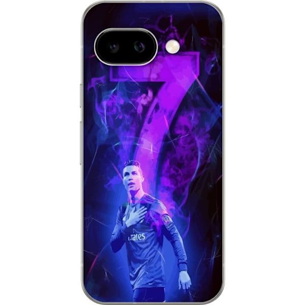 Google Pixel 9a Gennemsigtig cover Ronaldo 7 - Fodboldlegende