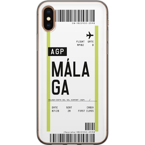 Apple iPhone X Gennemsigtig cover Malaga