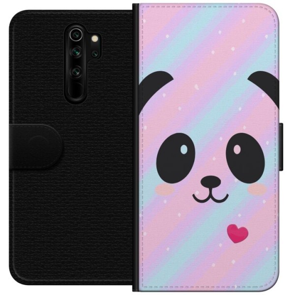 Xiaomi Redmi Note 8 Pro  Plånboksfodral Regnbåge Panda