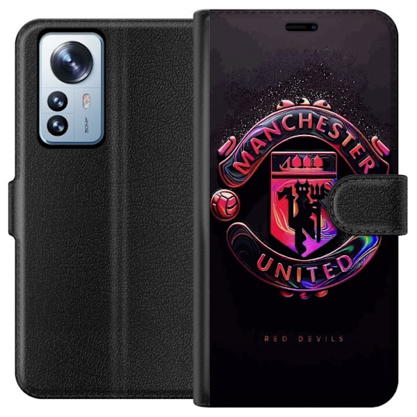 Xiaomi 12 Pro Plånboksfodral Manchester United