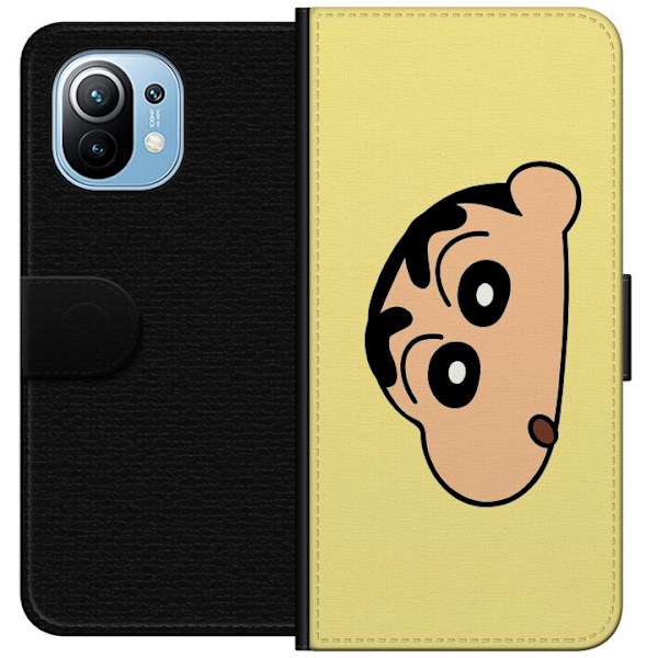 Xiaomi Mi 11 Tegnebogsetui Peeking Shinchan