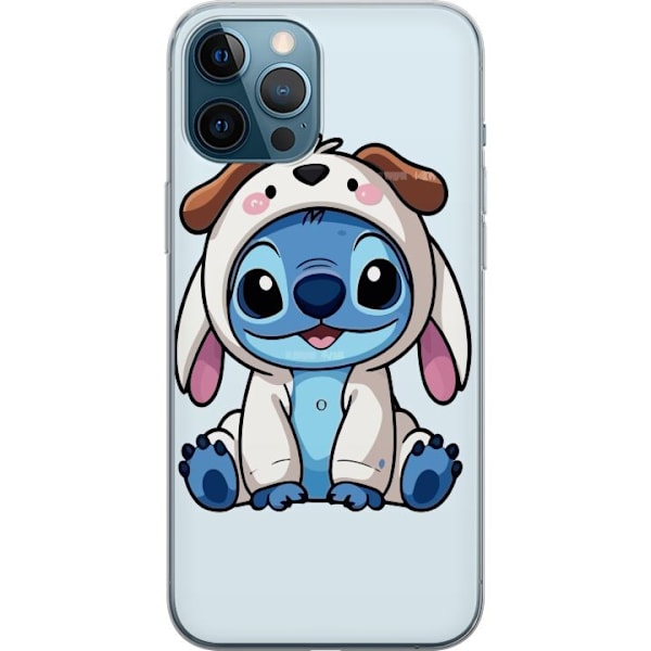Apple iPhone 12 Pro Max Läpinäkyvä kuori Stitch Koirapuku Lilo & Stitch Disney Hauska Design Sininen Avaruusolento Sarjakuva Hahmo Suosittu Lapsill