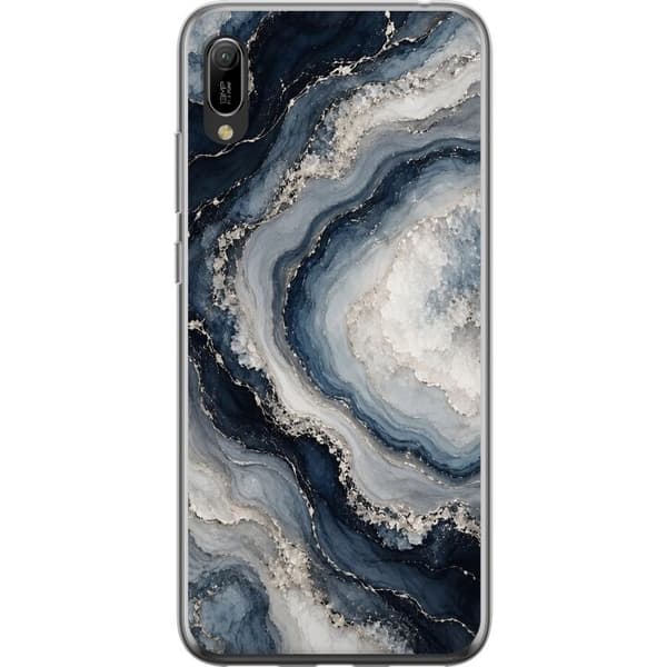 Kompatibelt Mobildeksel til Huawei Y6 Pro (2019) Nattagat blå