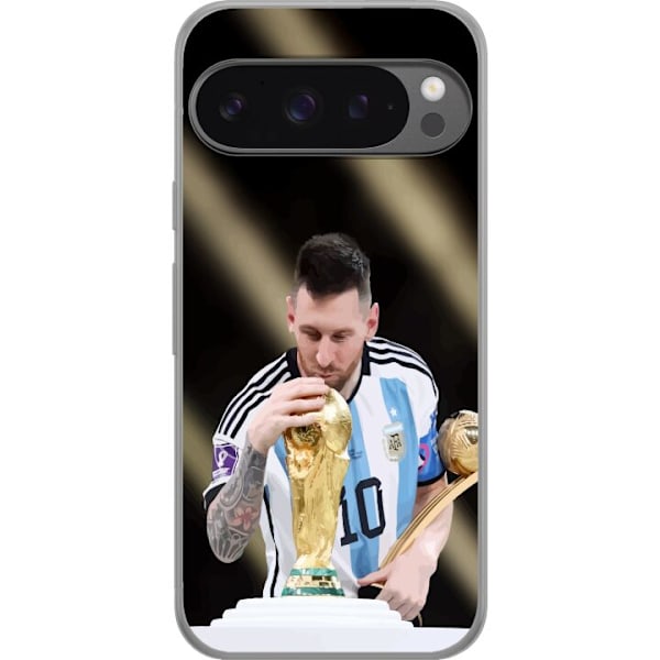 Google Pixel 9 Pro XL Läpinäkyvä kuori Messi