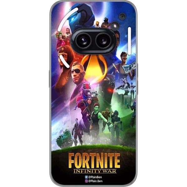 Nothing Phone (2a) Genomskinligt Skal Fortnite