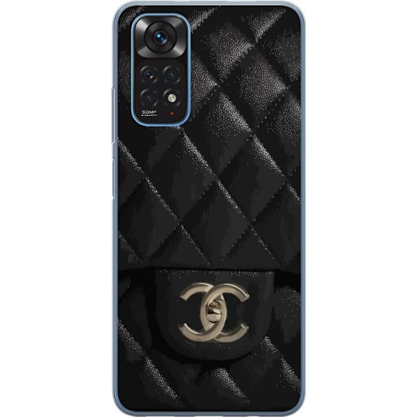 Xiaomi Redmi Note 11 Genomskinligt Skal Chanel Black