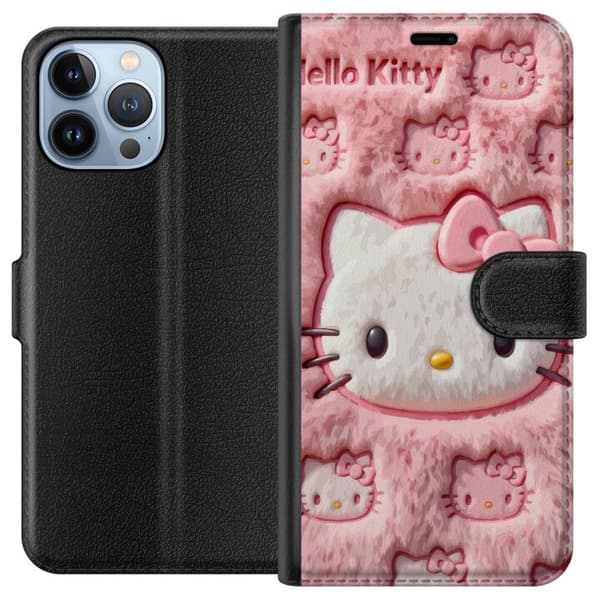 Kompatibelt Lommeboketui til Apple iPhone 13 Pro Max Søt rosa