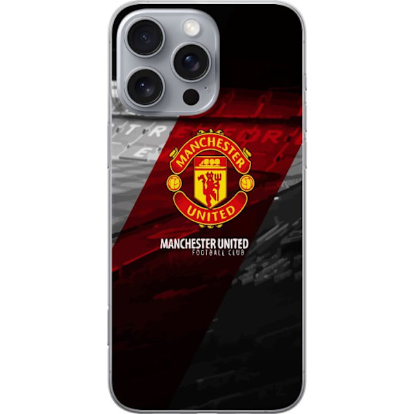 Apple iPhone 16 Pro Max Läpinäkyvä kuori Manchester United