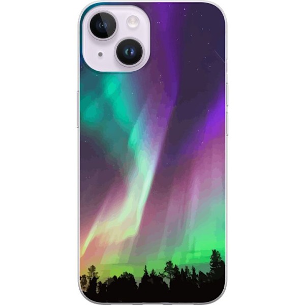 Apple iPhone 14 Gennemsigtig cover Nordlys