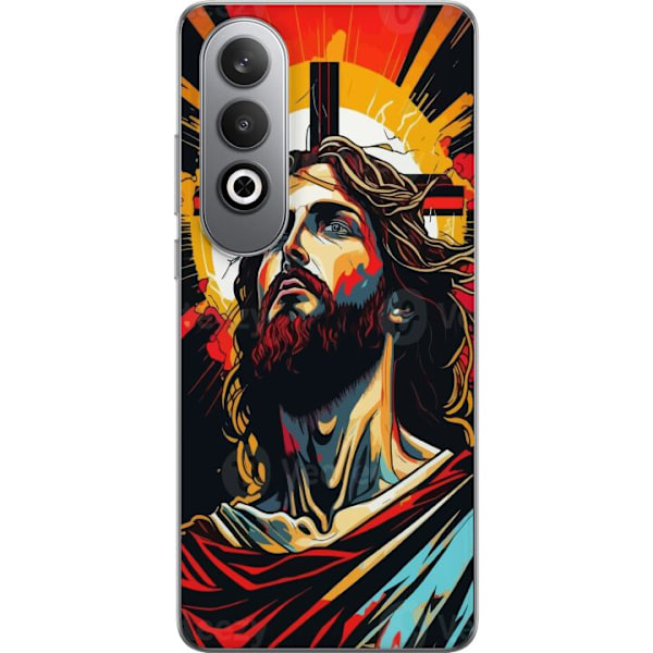 OnePlus Nord CE4 Läpinäkyvä kuori Jeesus ja Kortti - uskonn
