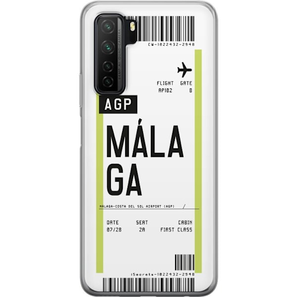 Huawei P40 lite 5G Genomskinligt Skal Malaga