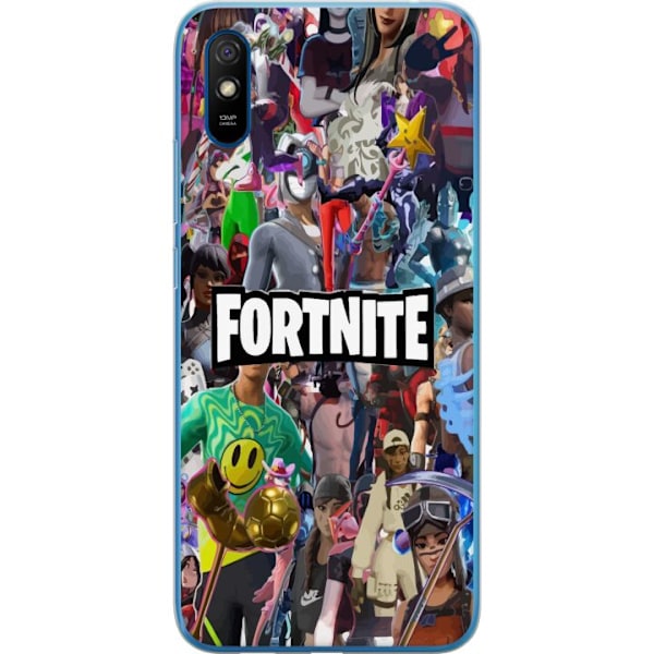 Xiaomi Redmi 9AT Gennemsigtig cover Fortnite