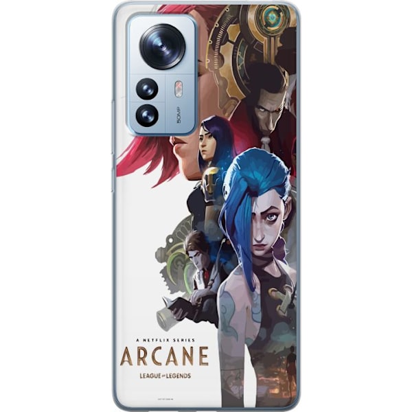 Xiaomi 12 Pro Genomskinligt Skal Arcane, League of Legends