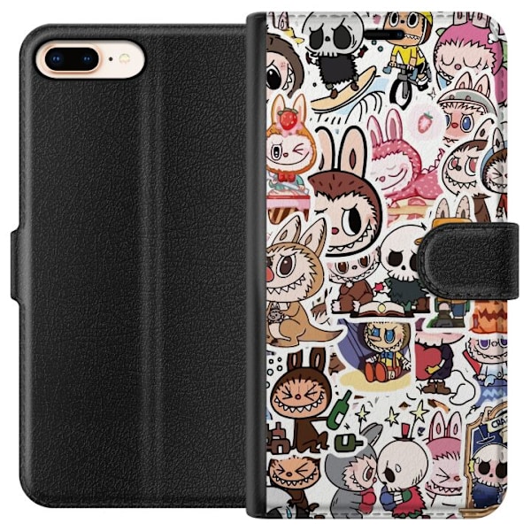 Apple iPhone 8 Plus Lompakkokotelo Labubu All-Stars – POP MA