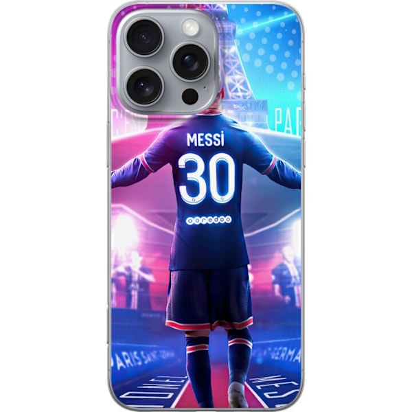 Apple iPhone 16 Pro Max Läpinäkyvä kuori Messi