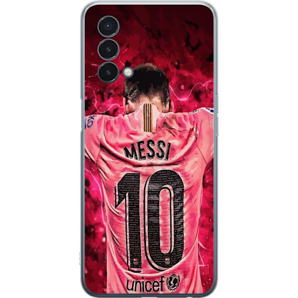 OnePlus Nord N200 5G Läpinäkyvä kuori Messi Jalkapallo Barcelona Argentiina Motivoiva Legendaarinen Pelaaja FC Barcelona Numero 10 Urheilu Jalkapal